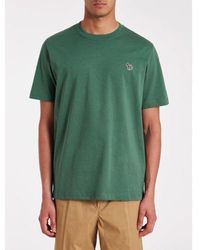 Paul Smith - Emerald Regular Fit Zebra Badge T-Shirt - Lyst