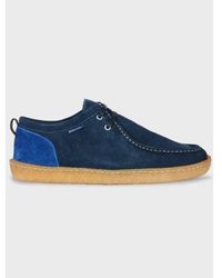 Paul Smith - Very Dark Suede Buster Shoe - Lyst