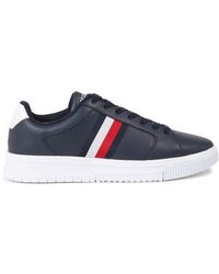 Tommy Hilfiger - Desert Sky Supercup Leather Trainer - Lyst