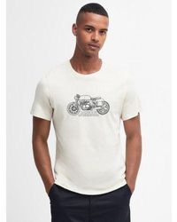 Barbour - Dove Colgrove Motor T-Shirt - Lyst