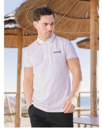 Lambretta - Sky Twin Tipped Polo Shirt - Lyst