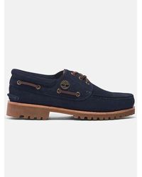 Timberland - Dark Suede Authentic Boat Shoe - Lyst