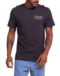 Deus Ex Machina - Anthracite Metro T-Shirt - Lyst