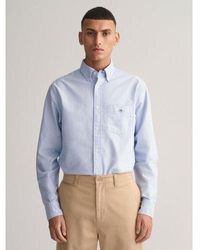 GANT - Regular Fit Oxford Shirt - Lyst