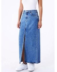 Dr. Denim - Stream Mid Retro Myra Skirt - Lyst