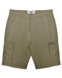 Lambretta - Khaki Cargo Short - Lyst
