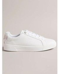 Ted Baker - Arpele Crystal Detail Cupsole Trainer - Lyst