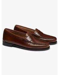 G.H. Bass & Co. - Cognac Leather Weejun Penny Loafer - Lyst