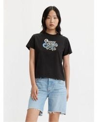 Levi's - Saddle Up Duotone Pirate Graphic Print Classic T-Shirt - Lyst