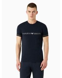 Emporio Armani - Marine Crew Neck T-Shirt - Lyst