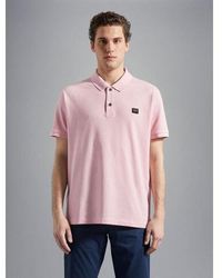 Paul & Shark - Light Knitted Cotton Polo Shirt - Lyst