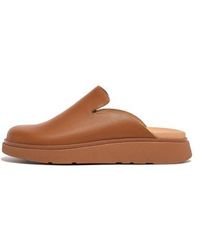 Fitflop - Light Tan Gen-Ff Leather Mule - Lyst