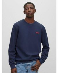HUGO - Dark Drick194 Crew Neck Sweatshirt - Lyst