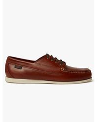G.H. Bass & Co. - Dark Leather Camp Moc Jackman Pull Up Moccasin - Lyst