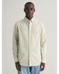 GANT - Milky Matcha Classic Oxford Shirt - Lyst