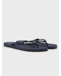 BOSS - Dark Tracy Flip Flop - Lyst