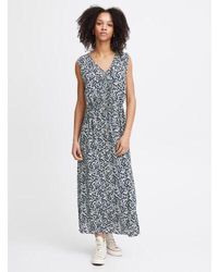 Ichi - Total Eclipse Paisley Marrakech Dress - Lyst