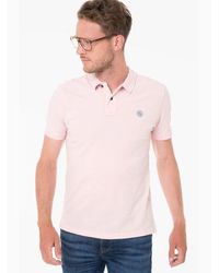 Guess - Blush Cotton Es Washed Polo Shirt - Lyst