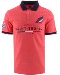 North Sails - Calypso Coral Saint-Tropez Polo Shirt - Lyst