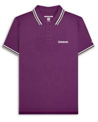 Lambretta - Winter Bloom Triple Tipped Polo Shirt - Lyst