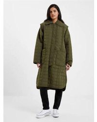 French Connection - Night Aris Quilt Coat - Lyst