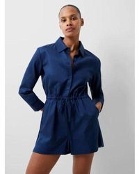 French Connection - Midnight Bodie Blend Playsuit - Lyst
