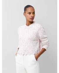 French Connection - Rose Kiss Nevanna Hem Detail Sweater - Lyst