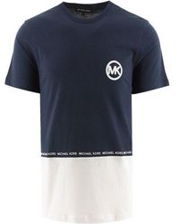 Michael Kors - Midnight Block Logo T-Shirt - Lyst