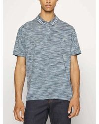 Paul Smith - Dark Taupe Space Dye Polo Shirt - Lyst