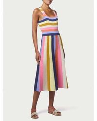 Paul Smith - Multicoloured Knitted Dress - Lyst