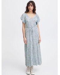 Ichi - Della Robbia Dot Aya Dress - Lyst