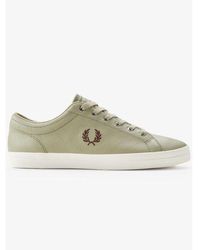 Fred Perry - Warm Brick Baseline Leather Trainer - Lyst