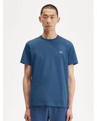 Fred Perry - Midnight Light Ice Crew Neck T-Shirt - Lyst