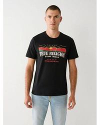 TRUE RELIGION - Jet True Logo T-Shirt - Lyst