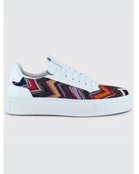 Missoni - Multicoloured Fabric Lace Up Trainer - Lyst
