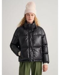 GANT - Ebony Cropped Down Jacket - Lyst