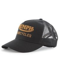 Triumph - Oil Trucker Embroidered Motorcycles Cap - Lyst