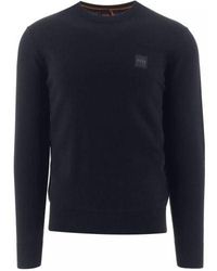 BOSS - Dark Kanovano Logo Sweater - Lyst