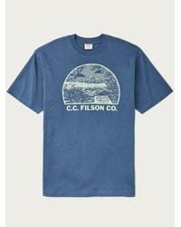 Filson - Light Mountain Lake Frontier Graphic T-Shirt - Lyst