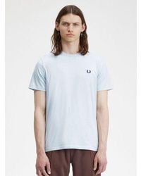 Fred Perry - Light Ice Midnight Crew Neck T-Shirt - Lyst