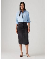 Levi's - Wandering Spirit Clean Back Slit Skirt - Lyst