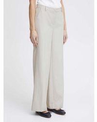 Ichi - Lexi Wide Trouser - Lyst