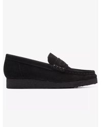 Clarks - Suede Wallabee Loafer - Lyst