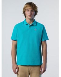 North Sails - Ceramic Striped Polo Shirt - Lyst
