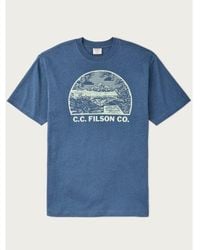 Filson - Light Mountain Lake Frontier Graphic T-Shirt - Lyst