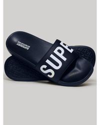 Superdry - Deep Optic Core Vegan Pool Slide - Lyst