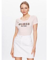 Guess - Dolly Mesh Logo Short Sleeve T-Shirt - Lyst