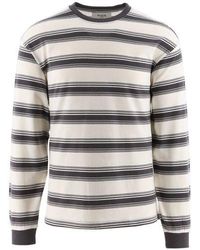 Wax London - Ecru Charcoal Hayden Long Sleeve T-Shirt - Lyst