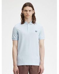 Fred Perry - Light Ice Midnight Plain Polo Shirt - Lyst