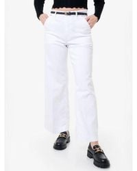Guess - The Soda Dakota Cropped Wide-Leg Jean - Lyst